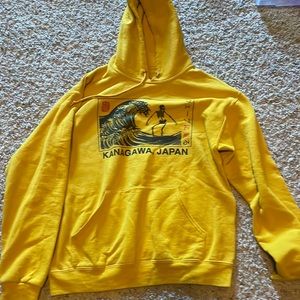Yellow Bowery hoodie.